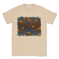 Mushroom tooled leather fall background Classic Tee - RanaPortraitStore