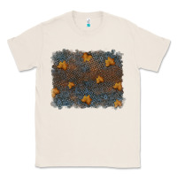 Natural tooled leather fall background Classic Tee - RanaPortraitStore