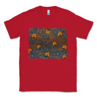 Red tooled leather fall background Classic Tee - RanaPortraitStore