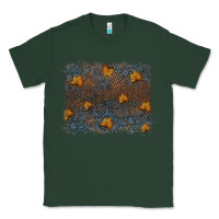 Sports Green tooled leather fall background Classic Tee - RanaPortraitStore