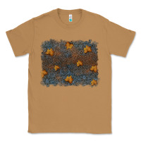 Toasted Coconut tooled leather fall background Classic Tee - RanaPortraitStore