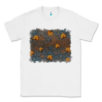 White tooled leather fall background Classic Tee - RanaPortraitStore