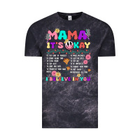 Cloud Black mama it's okay Vintage Tee - JahusDesignShop