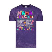 Cloud Purple mama it's okay Vintage Tee - JahusDesignShop