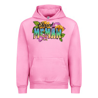 Fuchsia Pink Blessed memaw Mother's Day Urban Hoodie - FaDigitalArtStudio