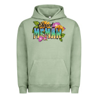 Pigment Oil Green Blessed memaw Mother's Day Urban Hoodie - FaDigitalArtStudio