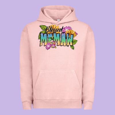 Blessed Memaw Mother's Day Urban Hoodie Designed By Fadigitalartstudio