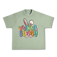 Oil Green mama bunny Urban Heavy Tee - MaliasSmallBusiness