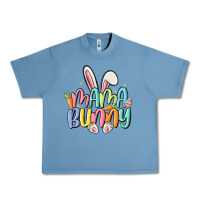 Pebble Blue mama bunny Urban Heavy Tee - MaliasSmallBusiness