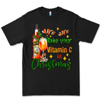 Black take your vitamin c in christmas Premium Tee - AdoDesignShop
