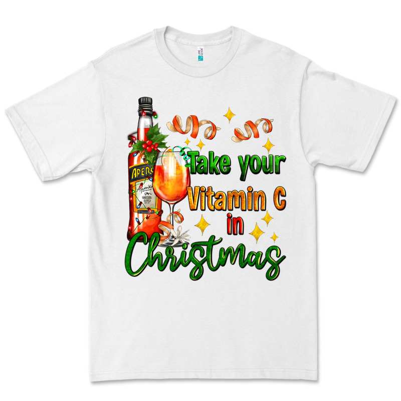 Take Your Vitamin C In Christmas Premium Tee by AdoDesignShop | Teevron