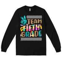Black team fifth grade Long Sleeve Tee - NancyCooperArtShop