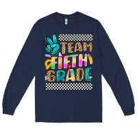 Navy team fifth grade Long Sleeve Tee - NancyCooperArtShop