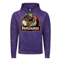 Cloud Purple Western Papasaurus Papa Dinosaur Vintage Hoodie - LillyAllenDesigns