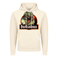 Vintage Artic Western Papasaurus Papa Dinosaur Vintage Hoodie - LillyAllenDesigns