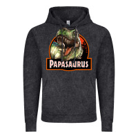 Vintage Black Western Papasaurus Papa Dinosaur Vintage Hoodie - LillyAllenDesigns