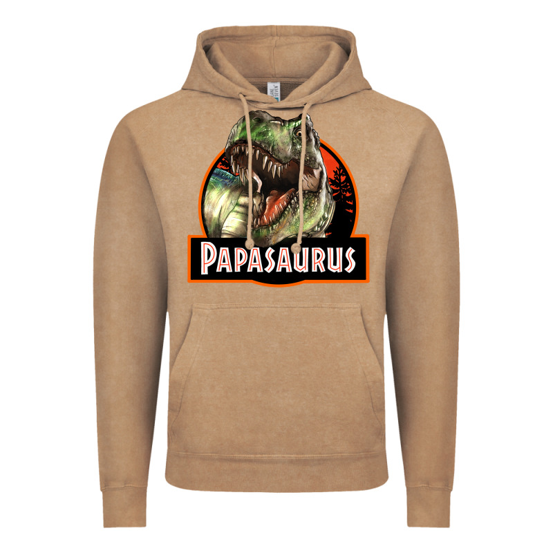 Western Papasaurus Papa Dinosaur Vintage Hoodie by LillyAllenDesigns | Teevron