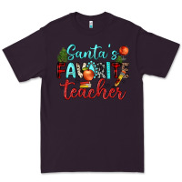 Plum santa s favorite teacher Premium Tee - JahusDesignShop