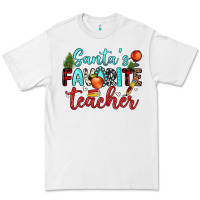 White santa s favorite teacher Premium Tee - JahusDesignShop