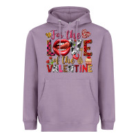 Lavender For the love of the Valentine Heavyweight Hoodie - HowdyJamesFarm