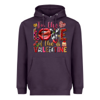 Plum For the love of the Valentine Heavyweight Hoodie - HowdyJamesFarm
