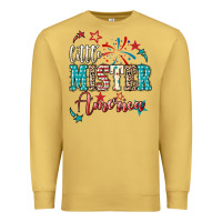 Antique Gold Little mister America 4th of july Premium Sweatshirt - HowdyJamesFarm