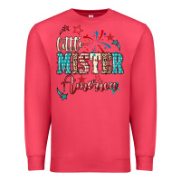 Cardinal Little mister America 4th of july Premium Sweatshirt - HowdyJamesFarm