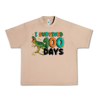 Burro i survived 100 days Urban Heavy Tee - MaliasSmallBusiness
