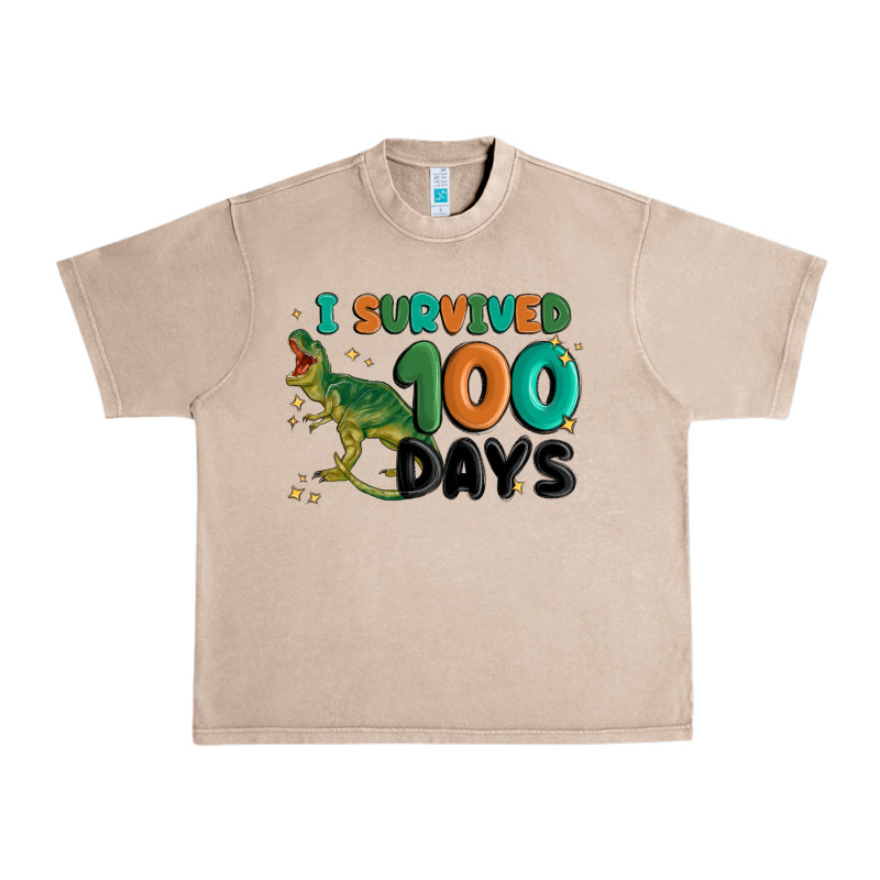 I Survived 100 Days Urban Heavy Tee by MaliasSmallBusiness | Teevron