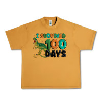 Peanut Butter i survived 100 days Urban Heavy Tee - MaliasSmallBusiness