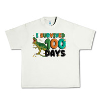 Pistachio i survived 100 days Urban Heavy Tee - MaliasSmallBusiness