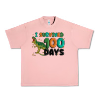 Salmon i survived 100 days Urban Heavy Tee - MaliasSmallBusiness