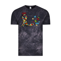 Cloud Black autism awareness Vintage Tee - MaliasSmallBusiness
