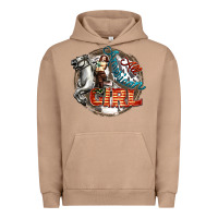 Pigment Burro All American Girl Urban Hoodie - FaDigitalArtStudio