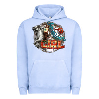 Pigment Grape Ice All American Girl Urban Hoodie - FaDigitalArtStudio