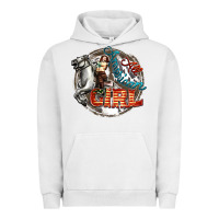 Pigment Lunar Rock All American Girl Urban Hoodie - FaDigitalArtStudio