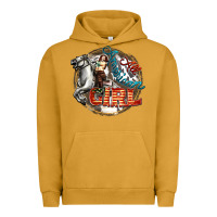 Pigment Peanut Butter All American Girl Urban Hoodie - FaDigitalArtStudio