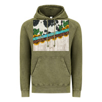 Vintage Olive cowhide sunflowers cactus Vintage Hoodie - Jasminsmagicworld