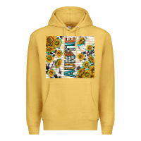 Antique Gold auntie with lightning bolt Premium Hoodie - TumblerDesignByShophia