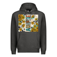 Charcoal Heather auntie with lightning bolt Premium Hoodie - TumblerDesignByShophia