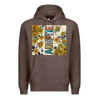 Coffee auntie with lightning bolt Premium Hoodie - TumblerDesignByShophia