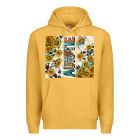 Mustard auntie with lightning bolt Premium Hoodie - TumblerDesignByShophia