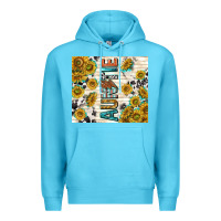 Ocean Blue auntie with lightning bolt Premium Hoodie - TumblerDesignByShophia