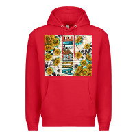 Red auntie with lightning bolt Premium Hoodie - TumblerDesignByShophia
