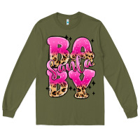 Army Green santa baby Long Sleeve Tee - MaliasSmallBusiness