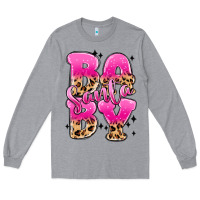 Heather Grey santa baby Long Sleeve Tee - MaliasSmallBusiness