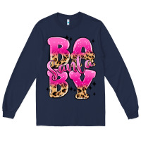 Navy santa baby Long Sleeve Tee - MaliasSmallBusiness