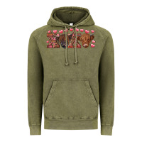 Vintage Olive Xoxo highland cows Vintage Hoodie - RanaPortraitStore
