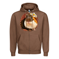 Chestnut Guinea Pig Zipper Hoodie - Bettercallsaul