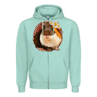 Seafoam Guinea Pig Zipper Hoodie - Bettercallsaul